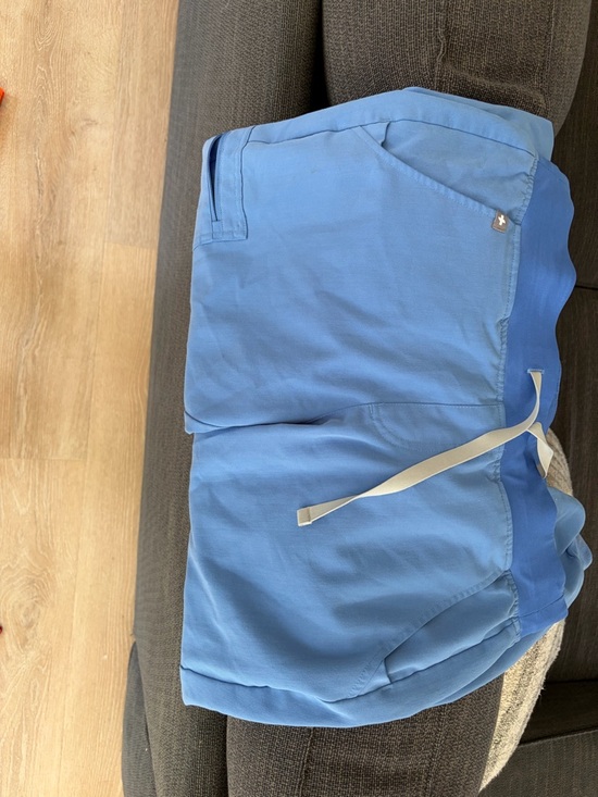 Figs Other - Figs Light Blue Medical Scrub Shorts with Drawstring